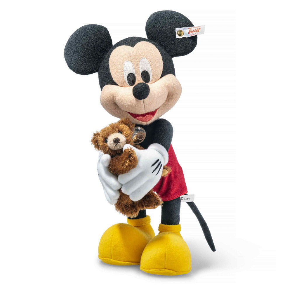 Steiff Disney Mickey Mouse avec ours en peluche